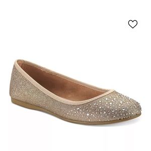 Gold Sparkly Style &Co Flats